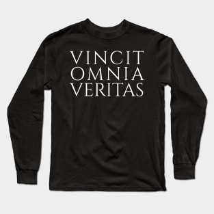 VINCIT OMNIA VERITAS - Shadow Dark Long Sleeve T-Shirt